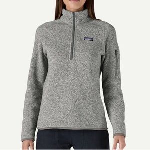 Patagonia | Grey/Gray Better Sweater Fleece Quarter-Zip Long-Sleeve Sz Medium
